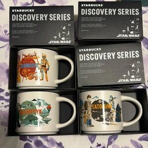 Disney Parks Starbucks Star Wars Discovery Series Set Of 3 Mugs New 2025